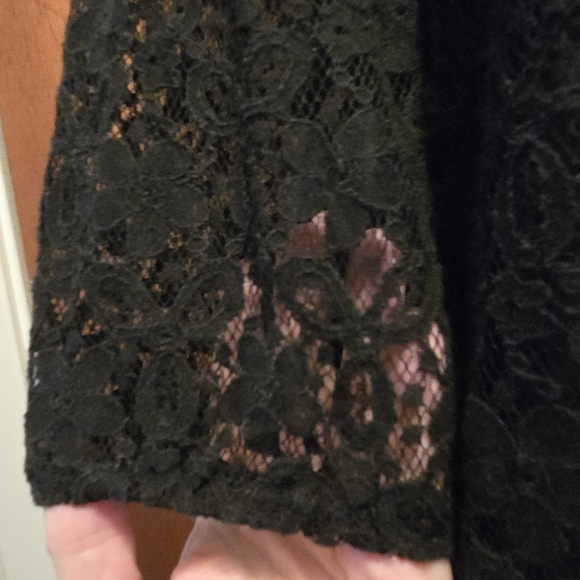 Sun Sassi Elegant Black Lace Dress NWOT SzM - Picture 6 of 9